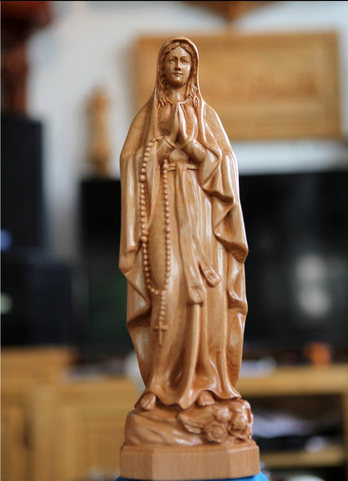 Catholic Wooden Statue Sculpture