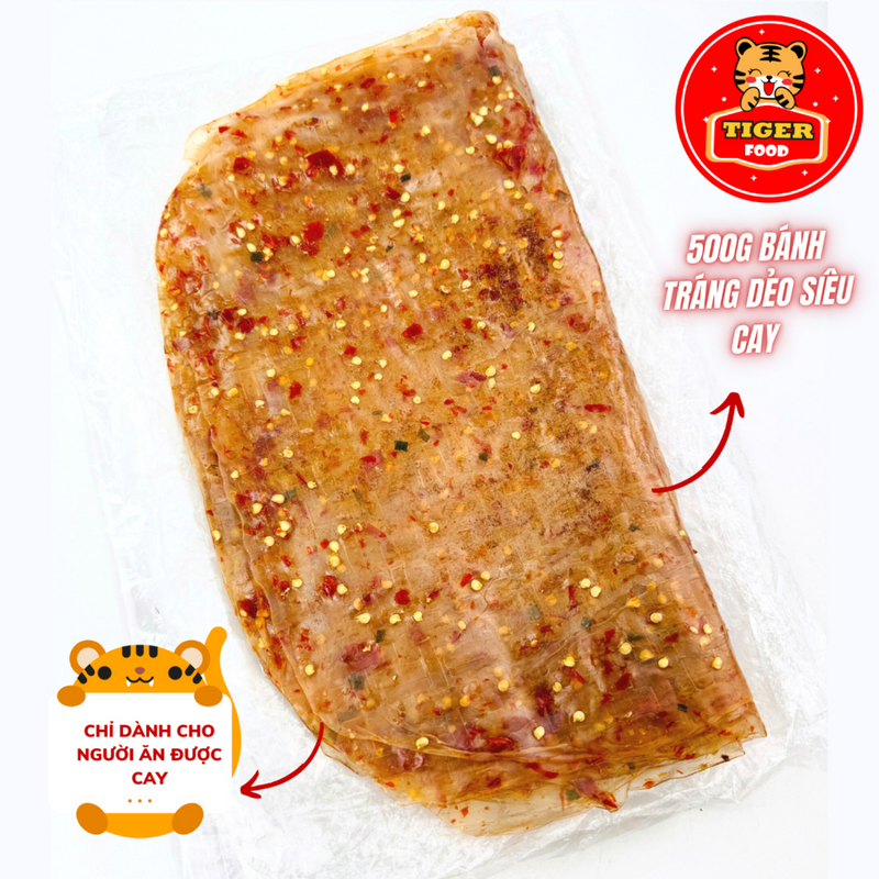 Bánh Tráng Dẻo Cay 500g