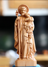 Catholic Wooden Statue Sculpture