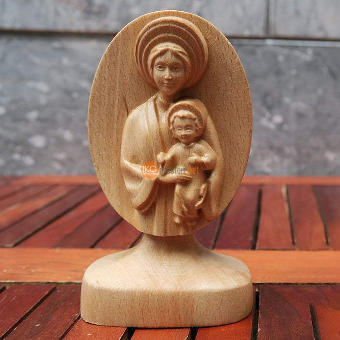 Catholic Wooden Statue