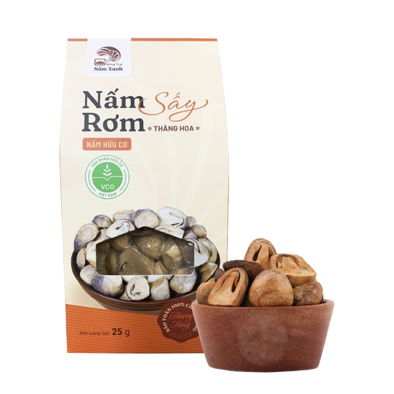 Nấm Rơm Sấy Thăng Hoa (Búp Khô) 25g