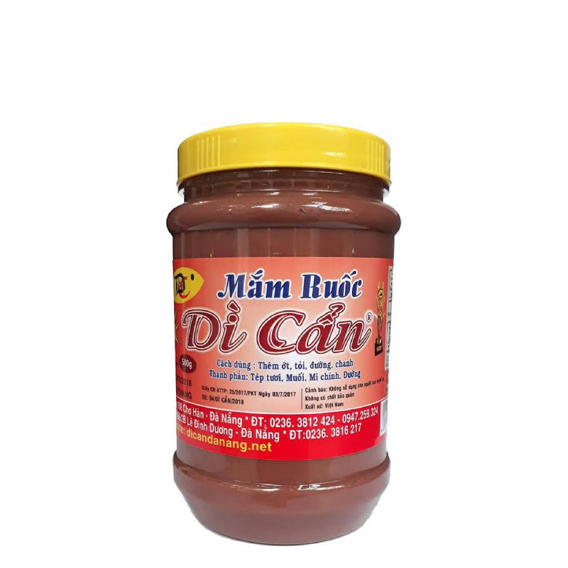 Mắm Ruốc Dì Cẩn Đà Nẵng Hũ 500g