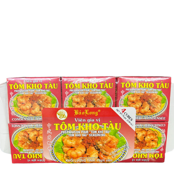 Combo 3 Hộp Viên Gia Vị Tôm Kho Tàu Bảo Long 75g