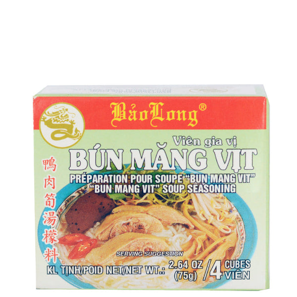 Combo 3 Hộp Viên Gia Vị Bún Măng Vịt Bảo Long 75g