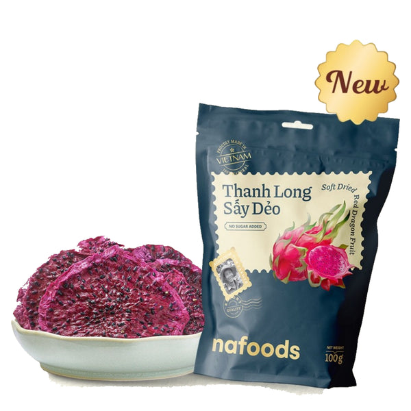 Thanh Long Ruột Đỏ Sấy Dẻo Không Đường 100g