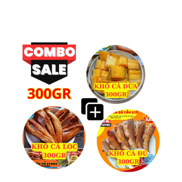 Combo Gồm 3 Món Khô Cá 300g