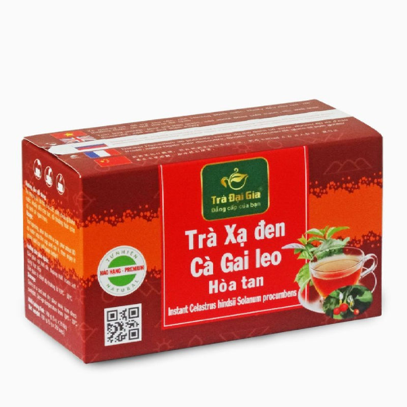 Trà Xạ Đen Cà Gai Leo Hòa Tan Hộp 20 Gói