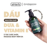 Dầu Dừa Ép Lạnh Miganics - Dưỡng Tóc, Môi & Da, Vòi Pump 150ml