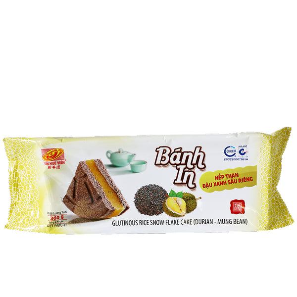 Bánh In Nếp Than Đậu Xanh Sầu Riêng Tân Huê Viên