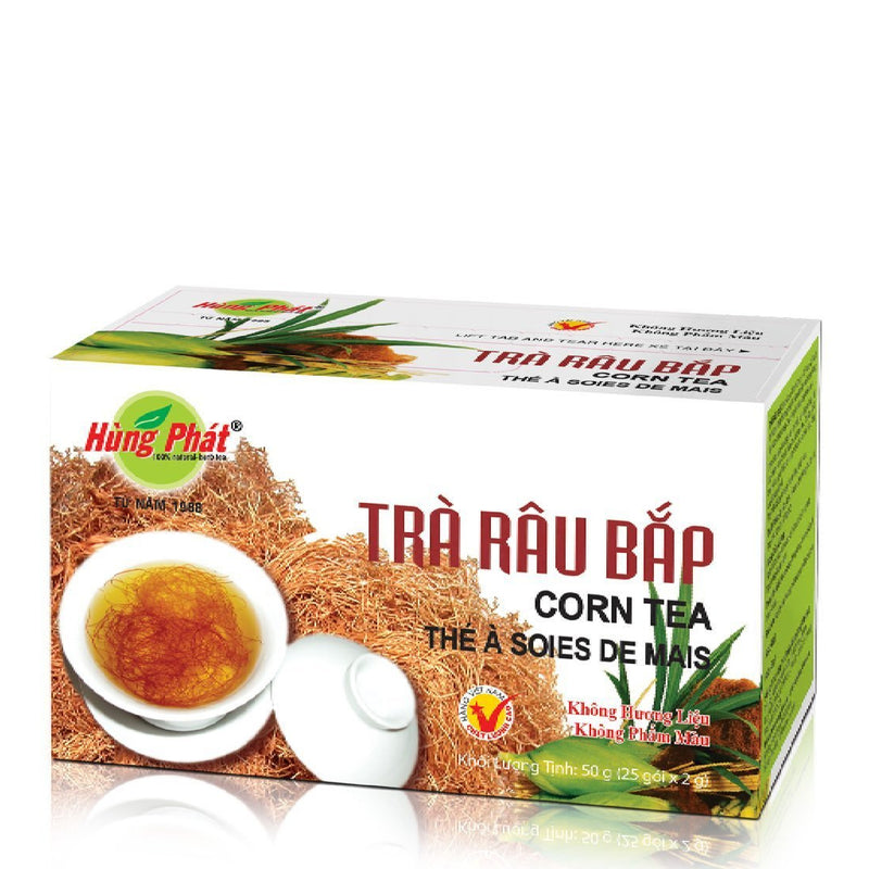 Trà Râu Bắp Hùng Phát Hộp 25 Gói