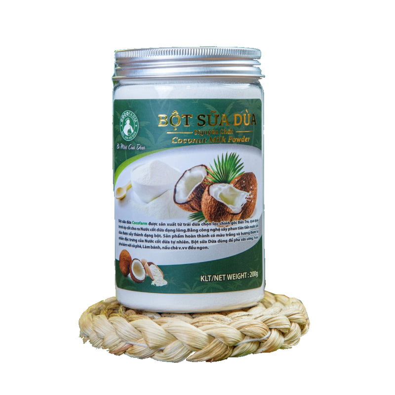 Bột Sữa Dừa Cocofarm 200g