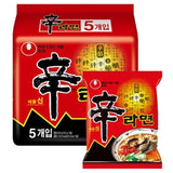 Lốc 5 Gói Mì Cay Hàn Quốc Shin Ramyun Nongshim (120g / Gói)