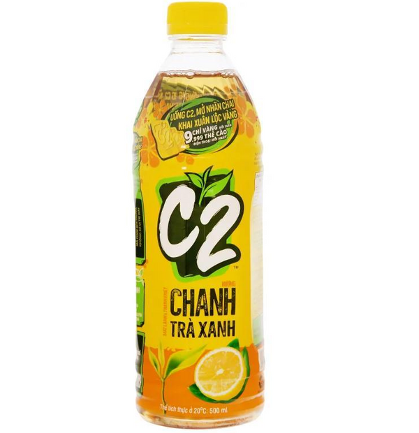 Trà Xanh C2 Chai 455ml Các Vị