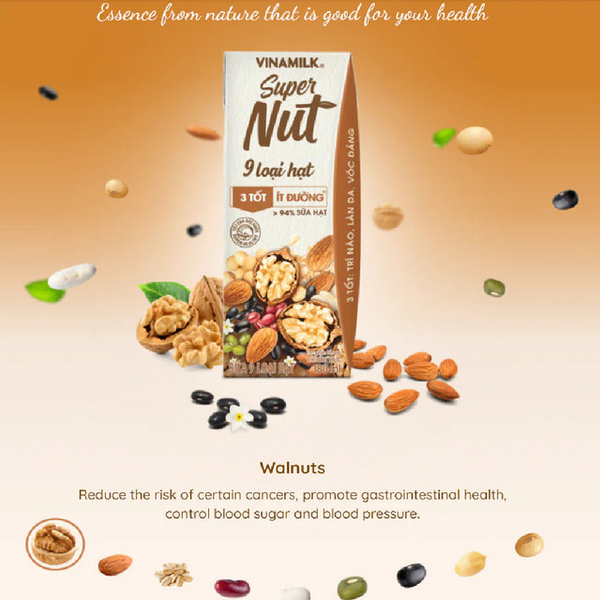 Sữa 9 Loại Hạt Vinamilk Super Nut Super Nut