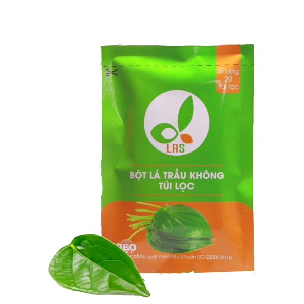 Combo 2 Túi Bột Lá Trầu Không Gói 20 Túi Lọc (60g)