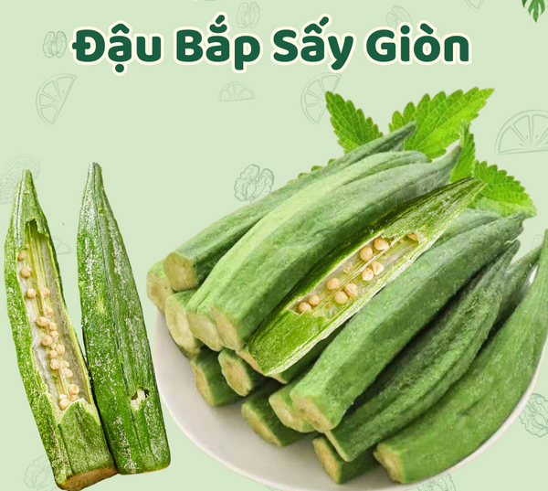 Đậu Bắp Sấy Giòn Organic Nguyên Vị Thơm Ngon 250g