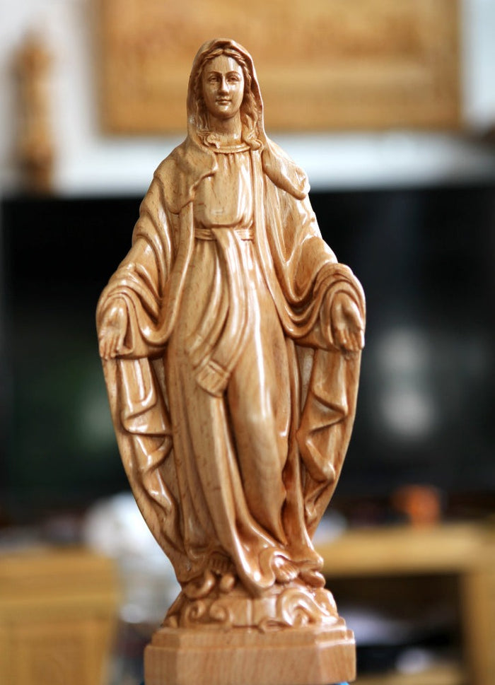 Catholic Wooden Statue Sculpture