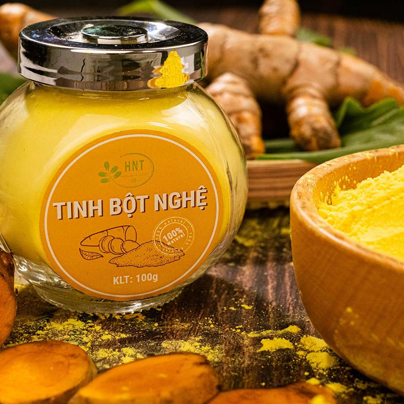 Tinh Bột Nghệ Nguyên Chất 100g