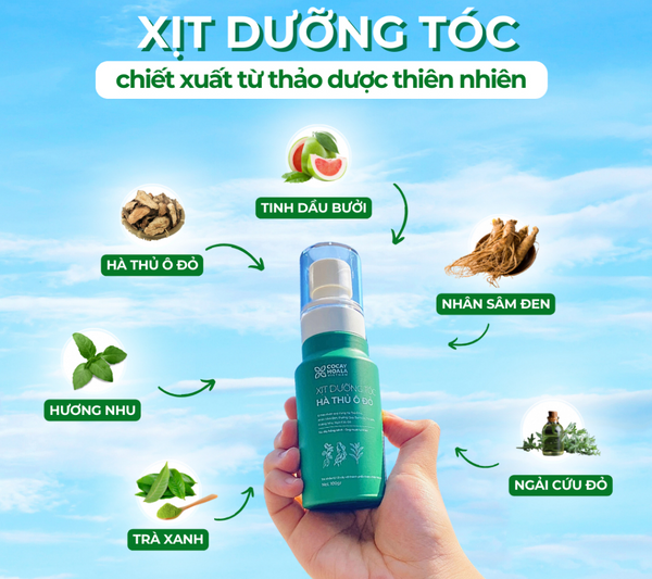 Xịt Dưỡng Tóc Hà Thủ Ô 100ml