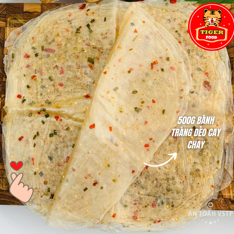 Bánh Tráng Dẻo Cay 500g