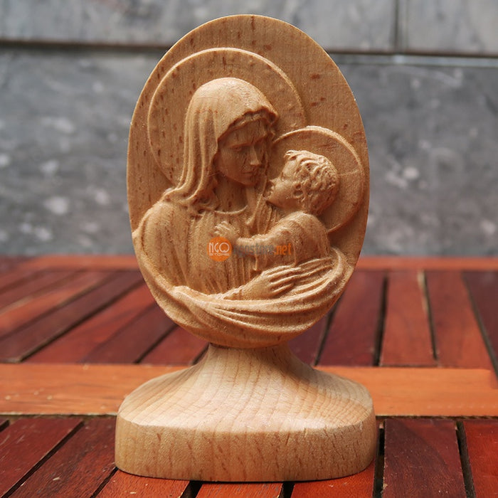 Catholic Wooden Statue