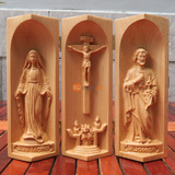 Carved Wood Prayer Altar Catholic