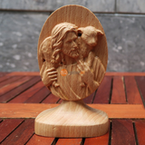 Catholic Wooden Statue