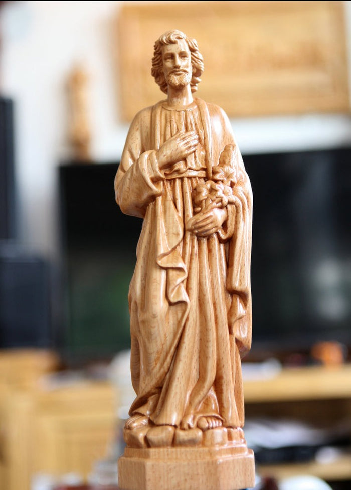 Catholic Wooden Statue Sculpture