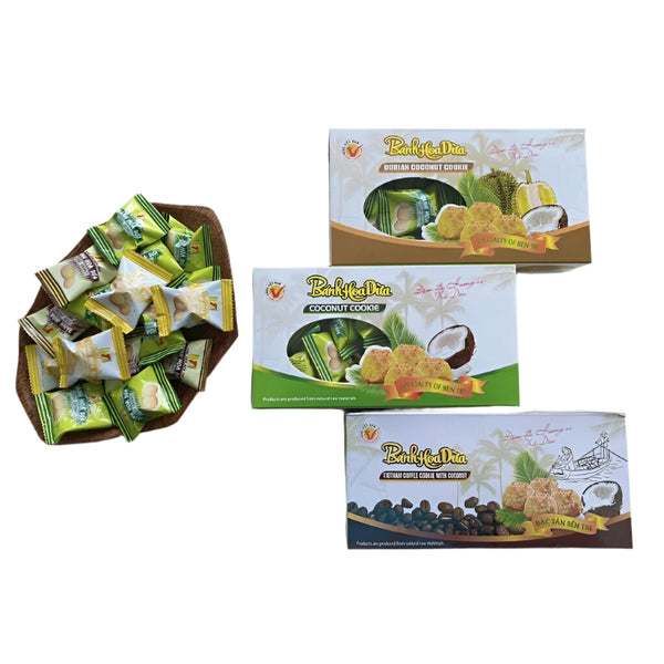 Bánh hoa dừa Yến Hoàng - Đặc sản Bến Tre - Hộp 150g