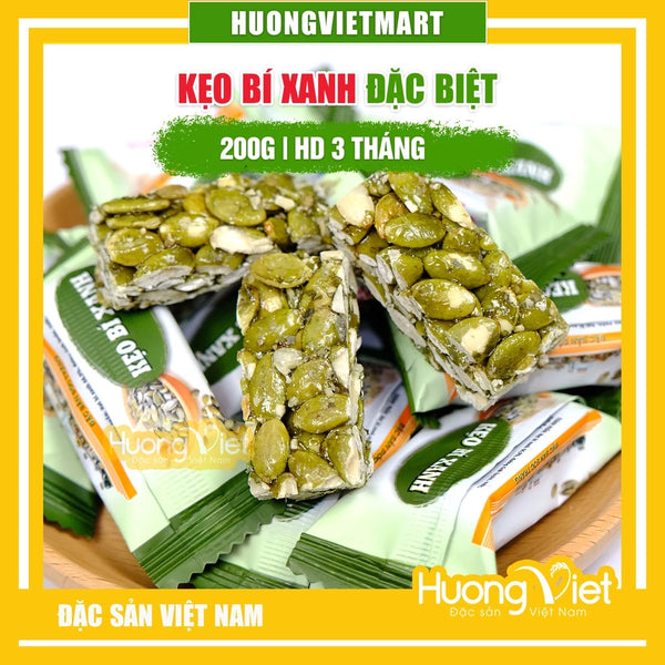 Kẹo bí xanh Tân Huê Viên thơm ngon ngọt thanh 200g