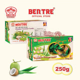 Kẹo dừa Dẻo Lá Dứa chính hiệu Hai Tỏ Bến Tre Hộp 250g