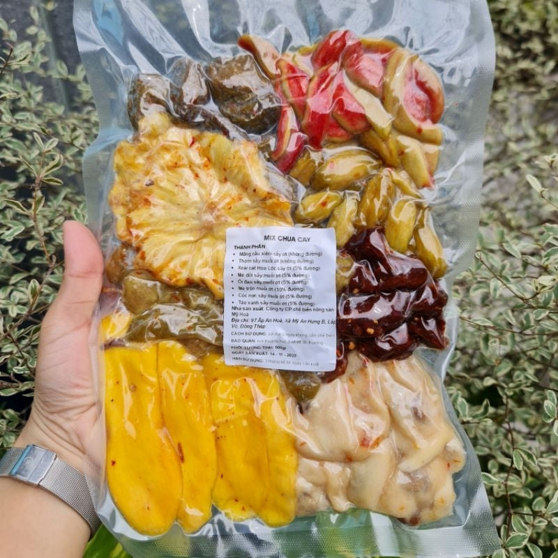 Mix Trái Cây Sấy Chua Cay 500g