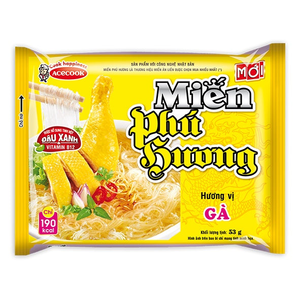 Miến Phú Hương Vị Gà (12 Gói)