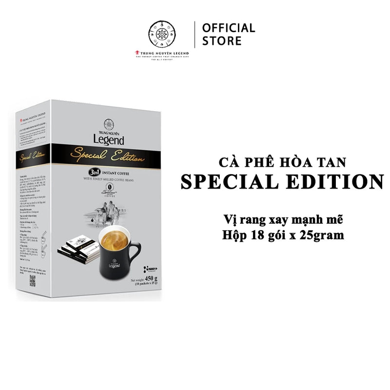 Trung Nguyên Legend - Cà phê sữa hoà tan rang xay 3in1 Special Edition