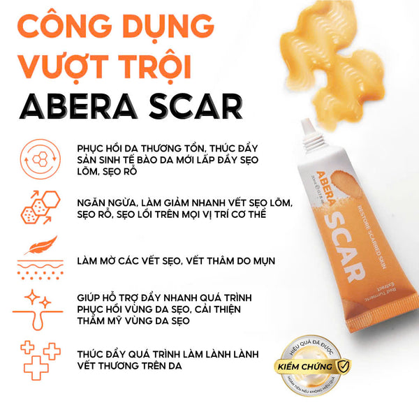 Kem Sẹo Nghệ Đỏ Abera Scar 20gram