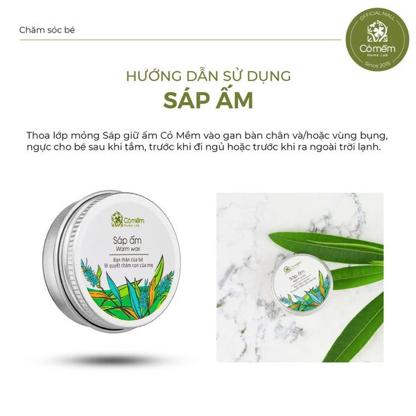 Sáp Giữ Ấm Cho Bé 10g